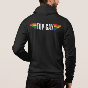 Moletom Orgulho gay superior Orgulho gay do Arco-Íris Sina