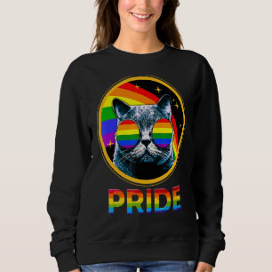 Moletom Orgulho gay Vintage Lgbt Arco-Íris Bandeira Lésbic