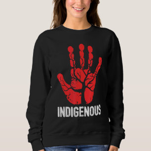Moletom Orgulho Indígena Americano Nativo Árvore Sangue