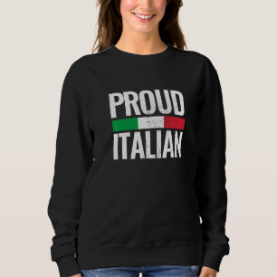Moletom Orgulho italiano Itália Vintage Itália Bandeira