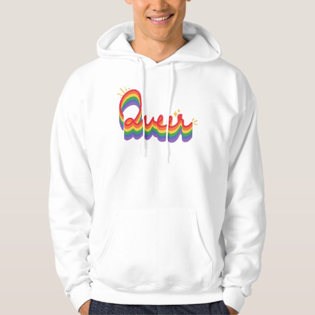 Moletom Orgulho LGBT+. Amor estranho. (Frente)