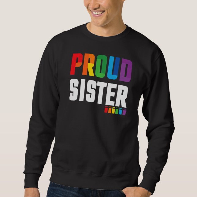Moletom Orgulho Lgbt Irmã Orgulhosa (Frente)