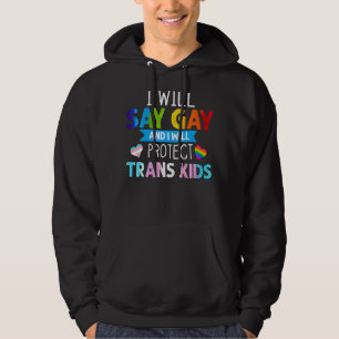 Moletom Orgulho Lgbtq Eu Vou Dizer Gay E Vou Proteger O Tr