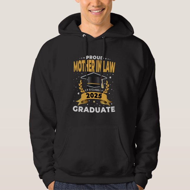 Moletom Orgulho-Mãe de Uma Classe de Formando Gr 2025 (Frente)
