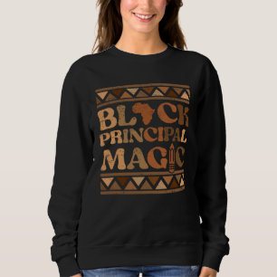 Moletom Orgulho Magia Principal África Melanina Preto H