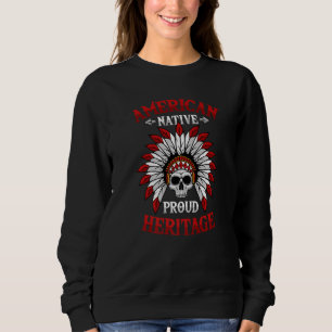 Moletom Orgulho Nativo Americano Patrimônio Nativo America