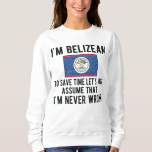 Moletom Orgulho Patrimônio Beliziano Belize Raízes Bande