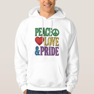 Moletom Orgulho Paz Amor Desenho Vetorial de Gravura Vinta