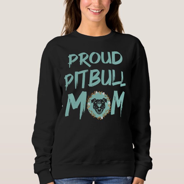 Moletom Orgulho Pitbull Mãe Cão Pitbull (Frente)