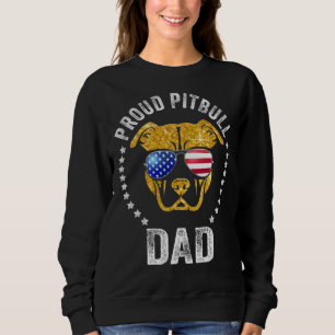 Moletom Orgulho Pitbull Pai Face Pitbull Veste bandeira am