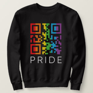 Moletom Orgulho Rainbow QR Code LGBTQIA+