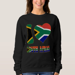 Moletom Orgulhosa África do Sul I Love South Africa Flag H