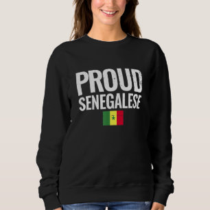 Moletom Orgulhosa Bandeira do Senegal Senegalesa