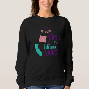 Moletom Orgulhosa garota Design Apenas uma garota de Orego