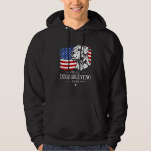 Moletom Orgulhosa Mãe de Dogo Argentino Bandeira Americana