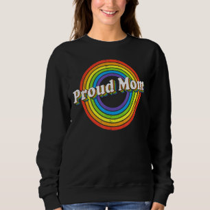 Moletom Orgulhosa Mãe Lgbt Bandeira Lgbtq Lésbica Gay Bise