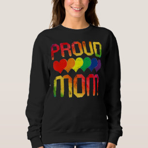 Moletom Orgulhosa Mãe Queer Lgbtq Orgulho gay Mês Bandeira