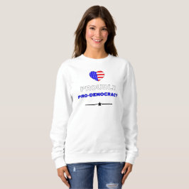 Moletom Orgulhosamente Pro-Democracia