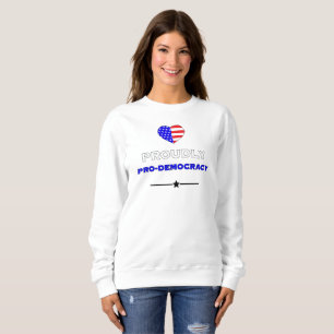 Moletom Orgulhosamente Pro-Democracia