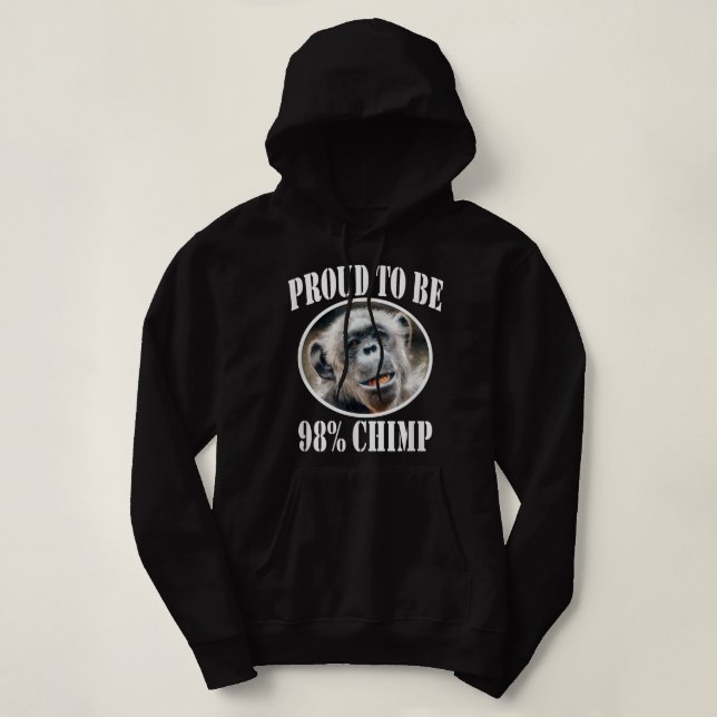 Moletom Orgulhoso De Ser 98 Chimp (Frente do Design)