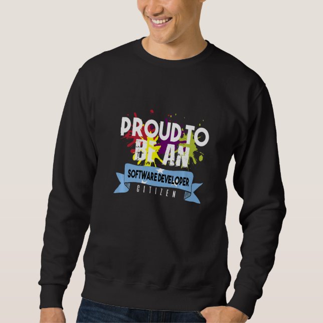 Moletom Orgulhoso Desenvolvedor de Software Cidadão Profis (Frente)