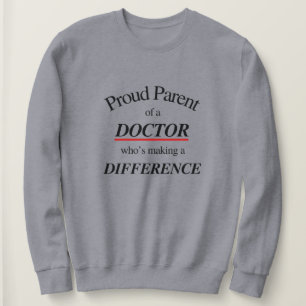 Moletom Orgulhoso Pai de Um Médico   Melhor para os pais