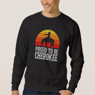 Moletom Orgulhoso por ser Cherokee Indígena Americano Nati