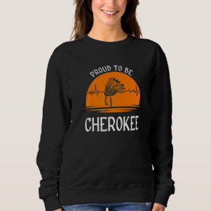 MOLETOM ORGULHOSO POR SER CHEROKEE NATIVO AMERICANO