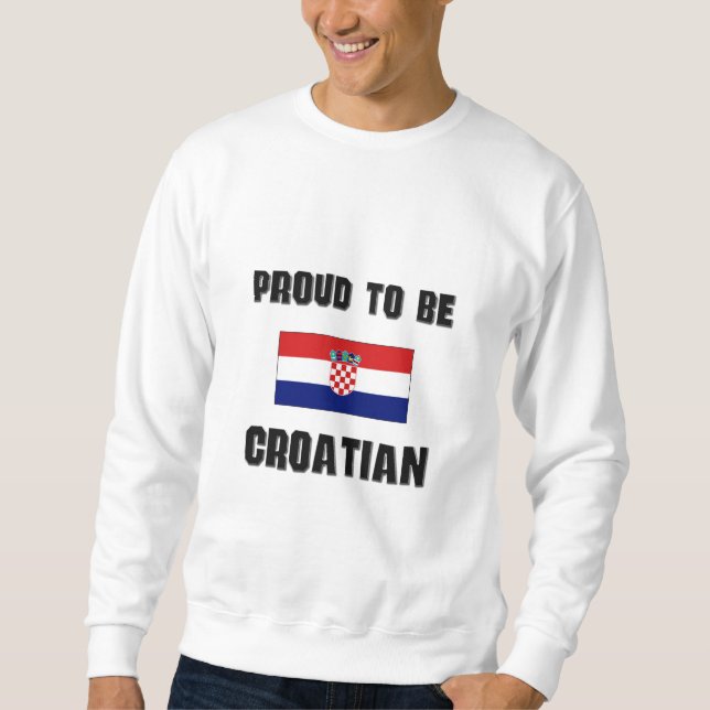 Moletom Orgulhoso ser CROATA (Frente)