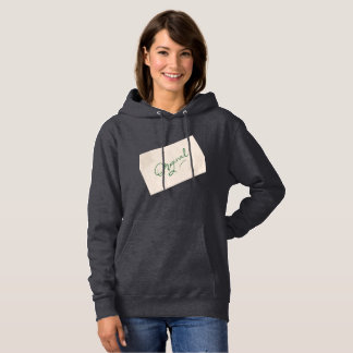 Moletom Original 1 Capuz Feminino Cinza Escuro