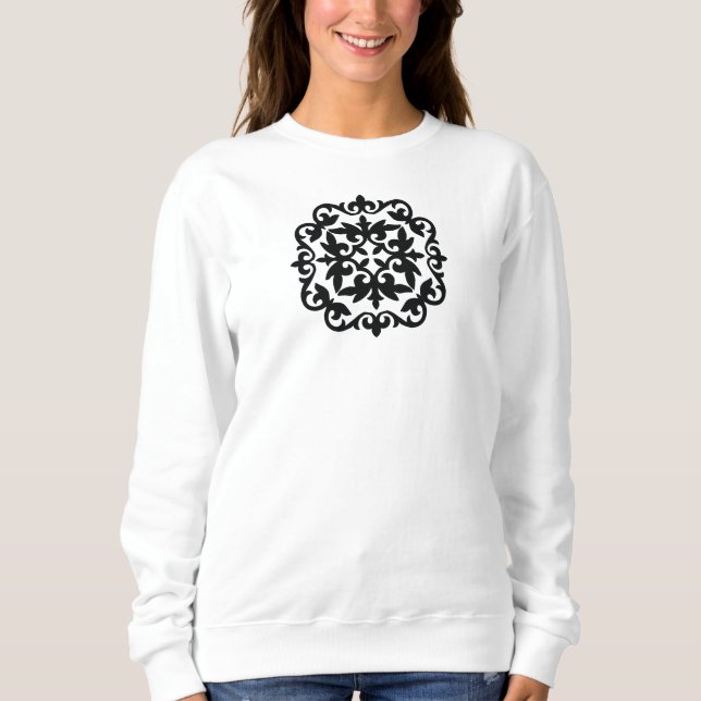 Moletom Ornamental Floral Design (Frente)