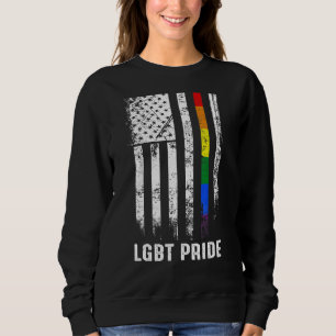 Moletom Ororgulhoso Dos Eua Bandeira Americana Gay Lgbtq L