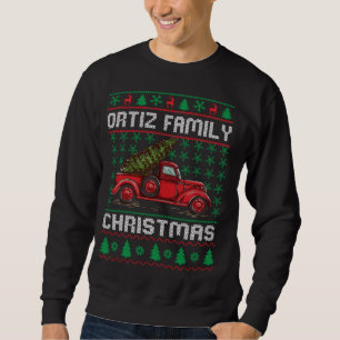 Moletom Ortiz Family Fúria de Natal Fofo Red Truck
