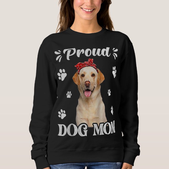 Moletom Orud Labrador Cachorro Mãe Dia de as mães (Frente)