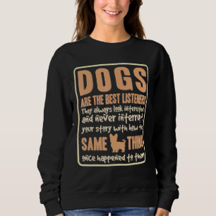 Moletom Os Cães São Os Melhores Ouvintes Yorkshire Terrier
