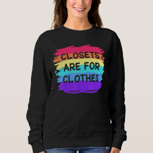 Moletom Os Closets De Orgulho Lgbt São Para Roupas Suporte