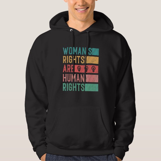 Moletom Os Direitos das Mulheres São Direitos Humanos Femi (Frente)