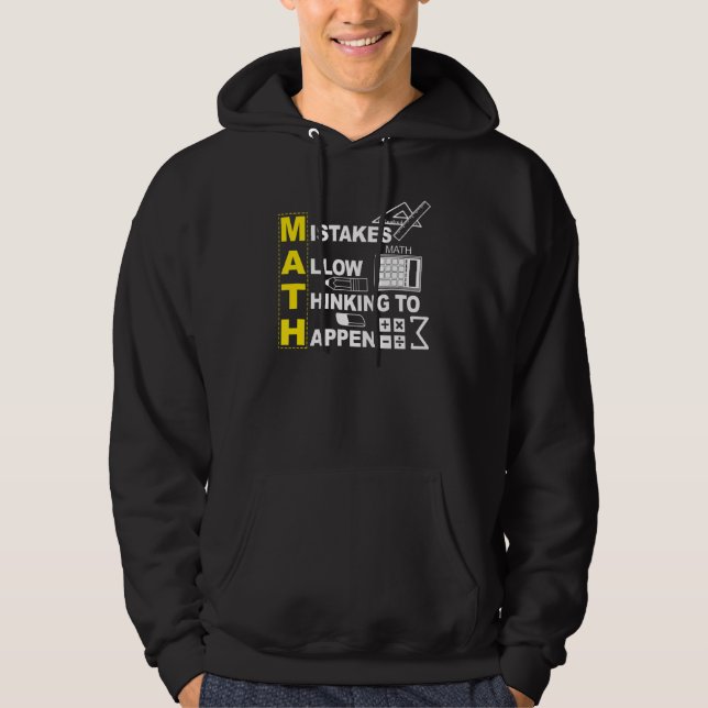Moletom Os Erros Matemáticos Do Professor De Matemática Pe (Frente)