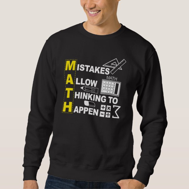 Moletom Os Erros Matemáticos Do Professor De Matemática Pe (Frente)