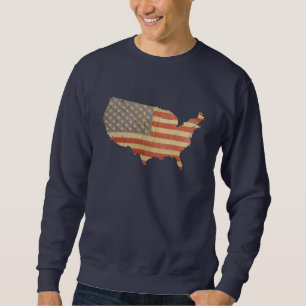 Moletom Os Estados Unidos da América embandeiram & a