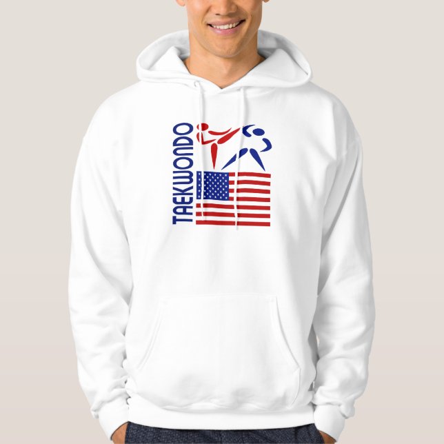 Moletom Os Estados Unidos de Taekwondo (Frente)
