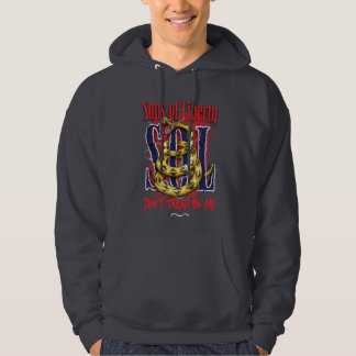 Moletom Os filhos da liberdade NÃO PISAM EM MIM o hoodie