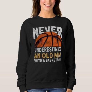 Moletom Os Homens Nunca Subestimam Um Velho Com Cesto