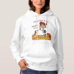 Moletom Os Hoodies engraçados da tecnologia do veterinár