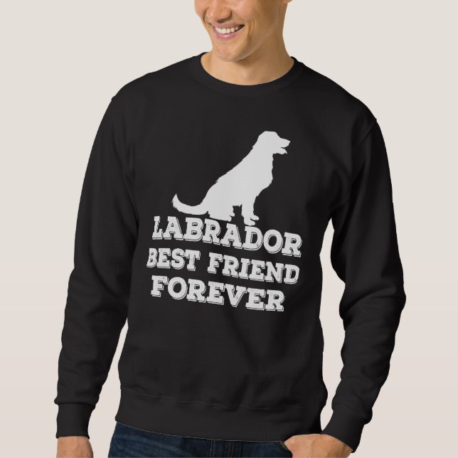 Moletom Os melhores amigos do Labrador para sempre (Frente)