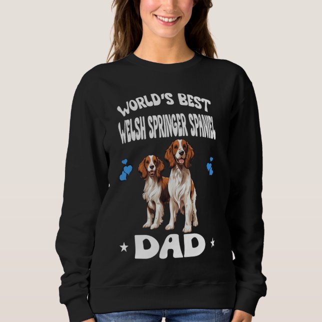Moletom Os melhores Pais de porco galês Springer Spaniel d (Frente)