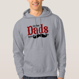 Moletom Os melhores pais têm a camisola dos bigodes