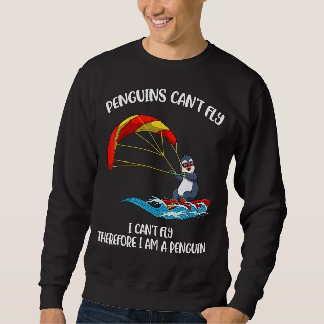Moletom Os pinguins não conseguem voar (Frente)