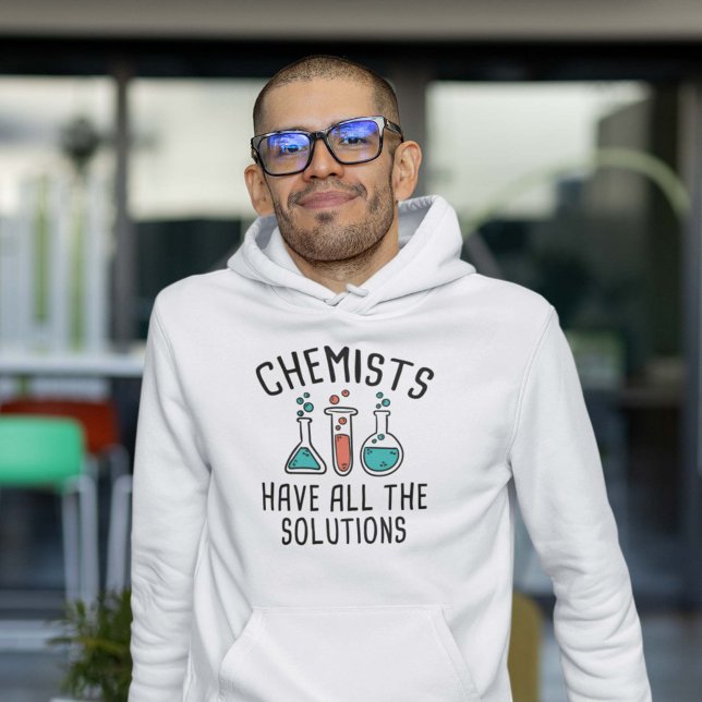 Moletom Os Químicos Têm Todas As Soluções (Criador carregado)