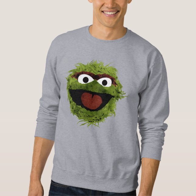 Moletom Oscar, o Grouch | Tendência da Aquarela (Frente)